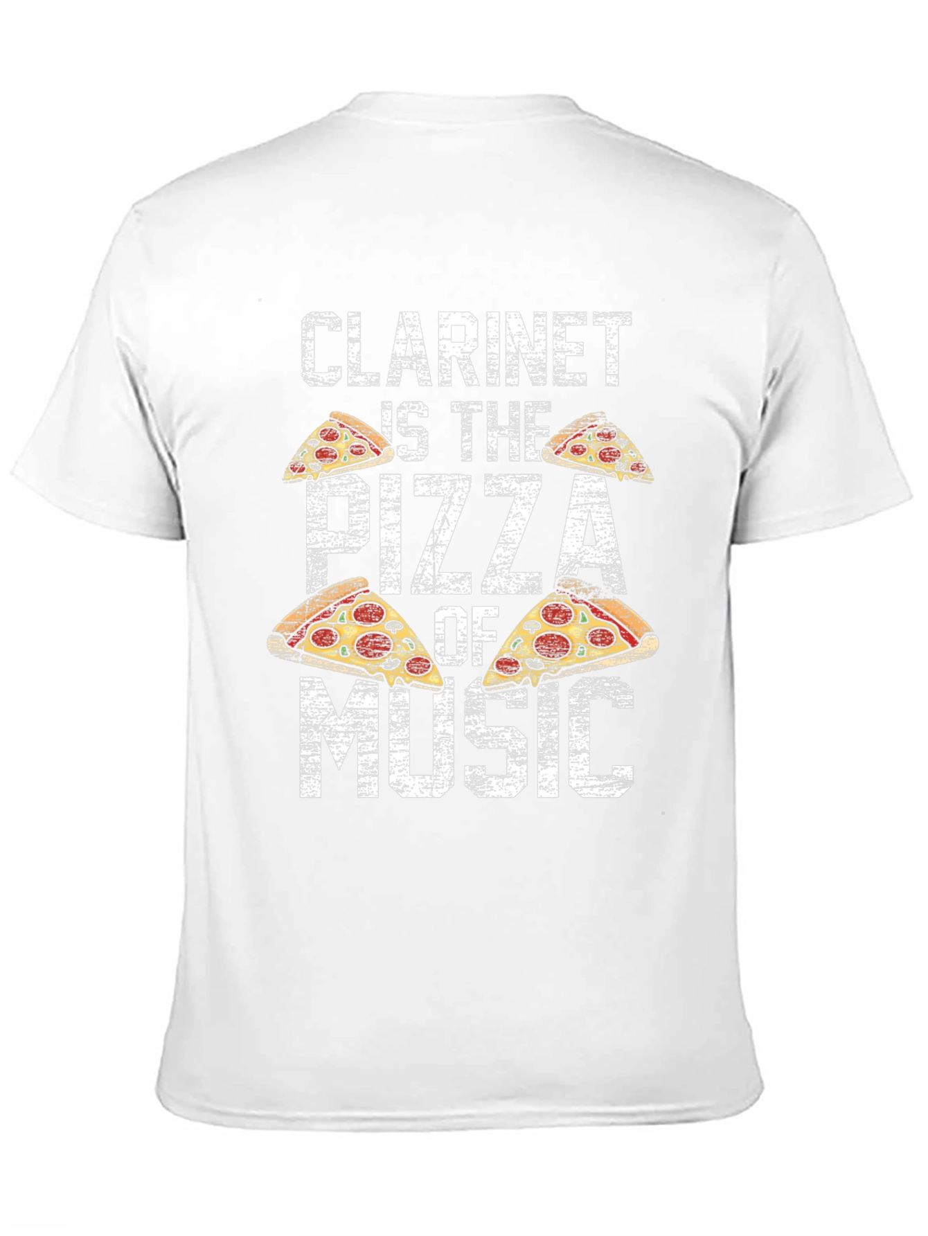Clarinet Pizza Music T-Shirt