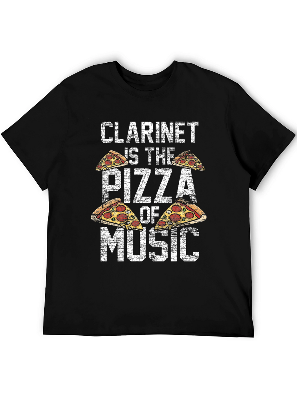 Clarinet Pizza Music T-Shirt