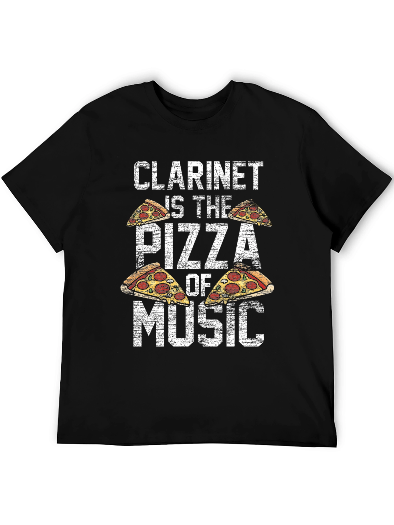 Clarinet Pizza Music T-Shirt