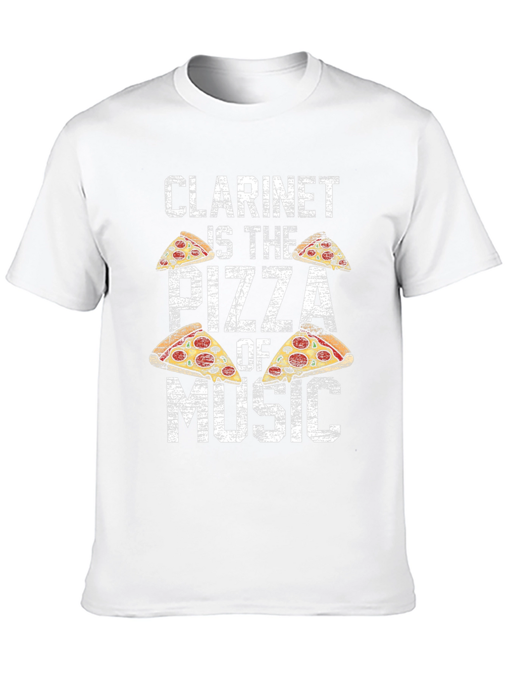 Clarinet Pizza Music T-Shirt