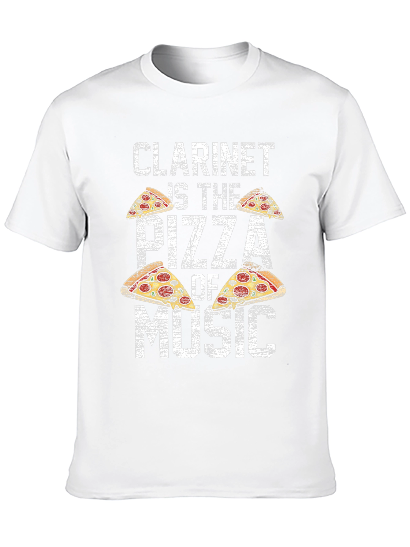Clarinet Pizza Music T-Shirt