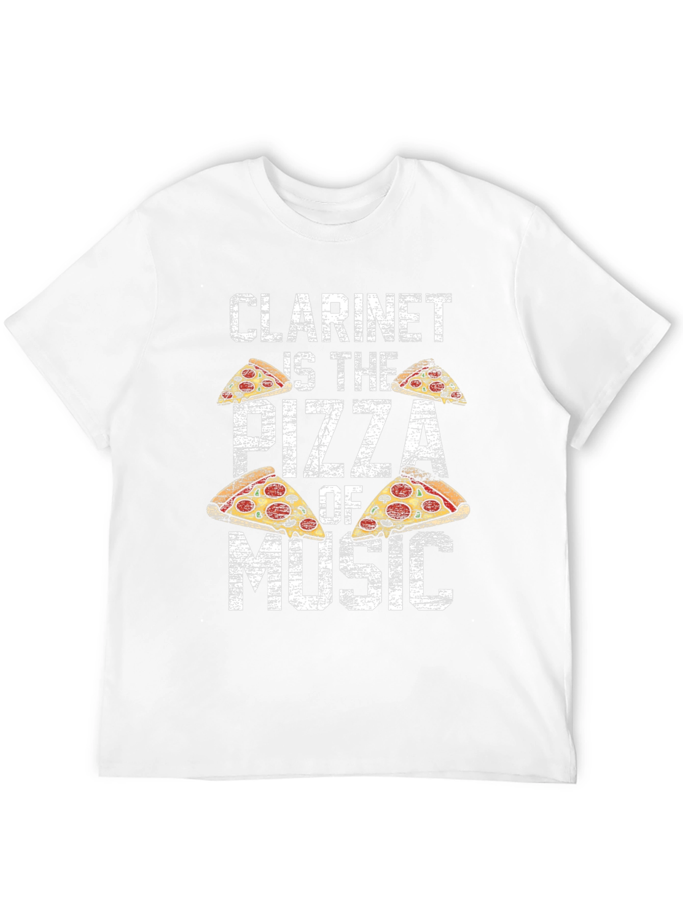 Clarinet Pizza Music T-Shirt
