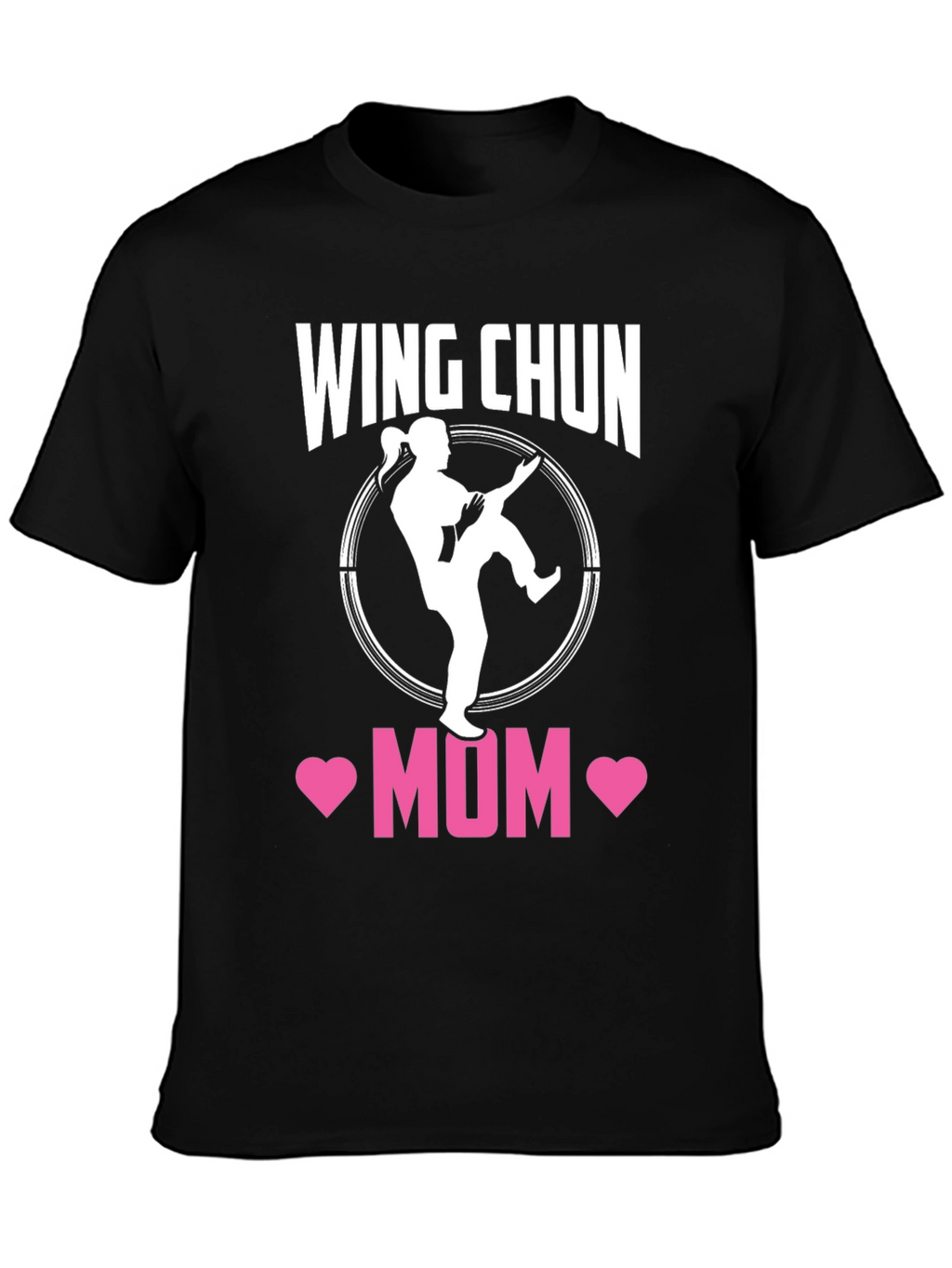 Wing Chun Mom Black T-Shirt