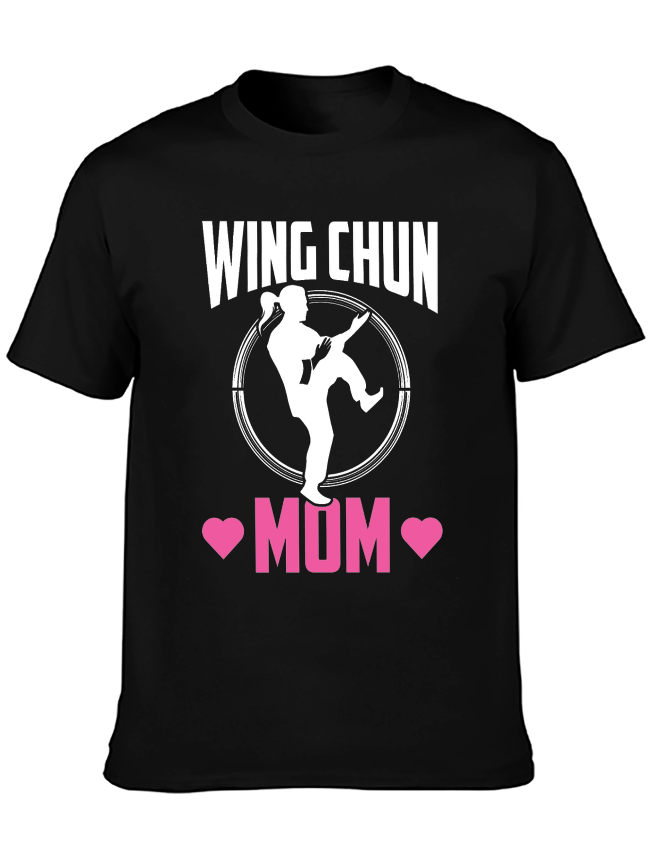 Wing Chun Mom Black T-Shirt