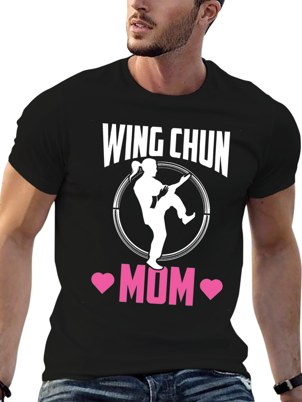 Wing Chun Mom Black T-Shirt