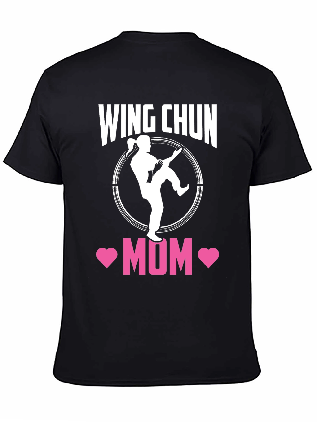 Wing Chun Mom Black T-Shirt