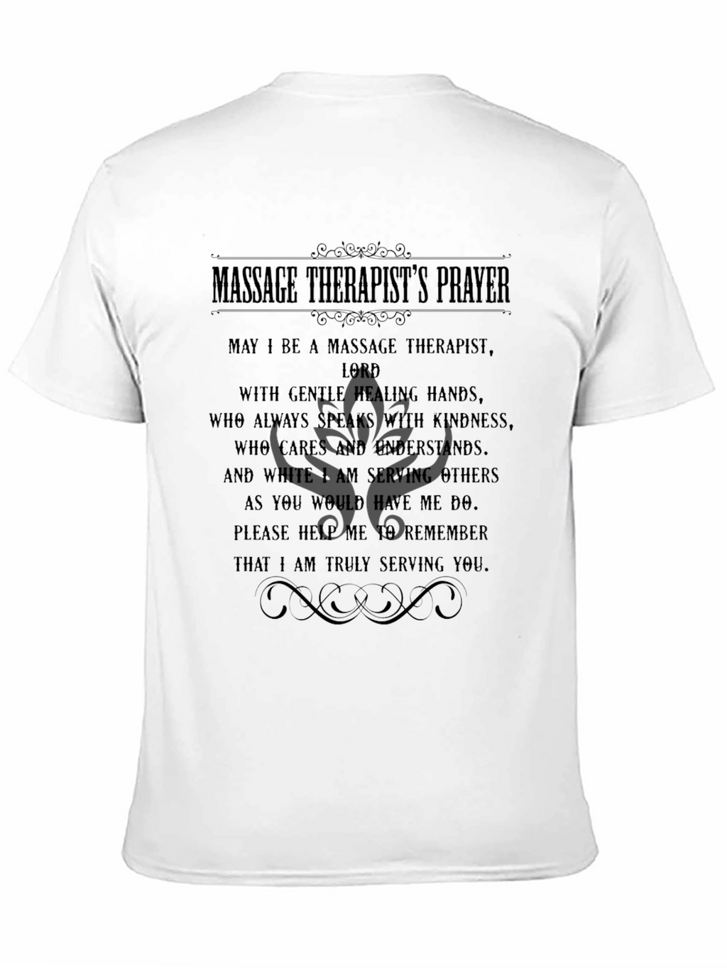 Massage Therapist Prayer T-Shirt