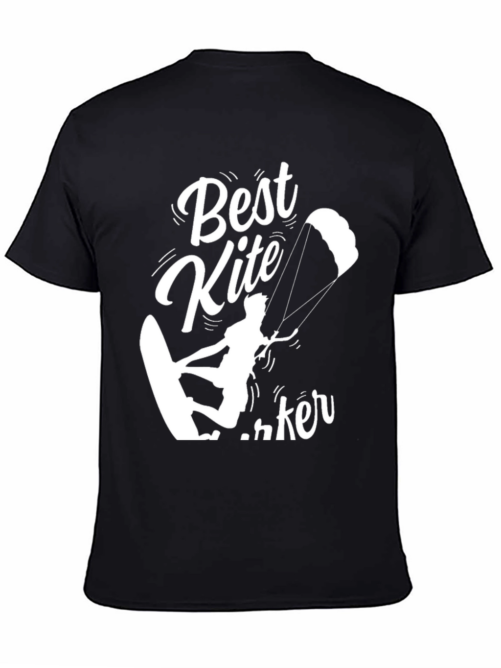 Best Kite Surfer Black T-Shirt