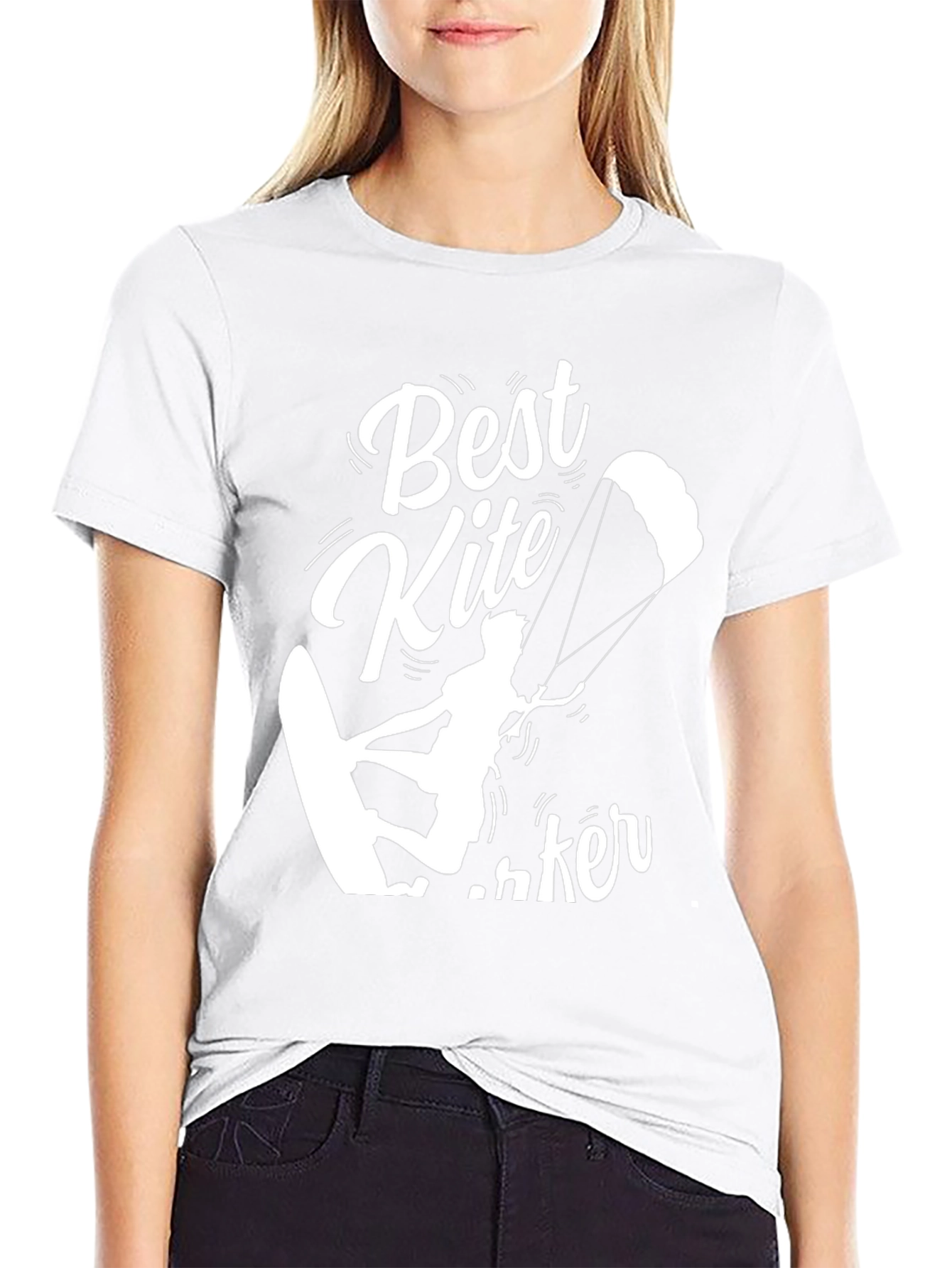 Best Kite Surfer Black T-Shirt