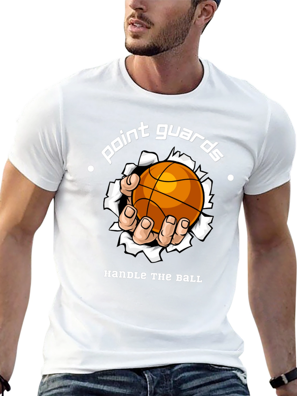 Point Guards Handle the Ball Graphic T-Shirt