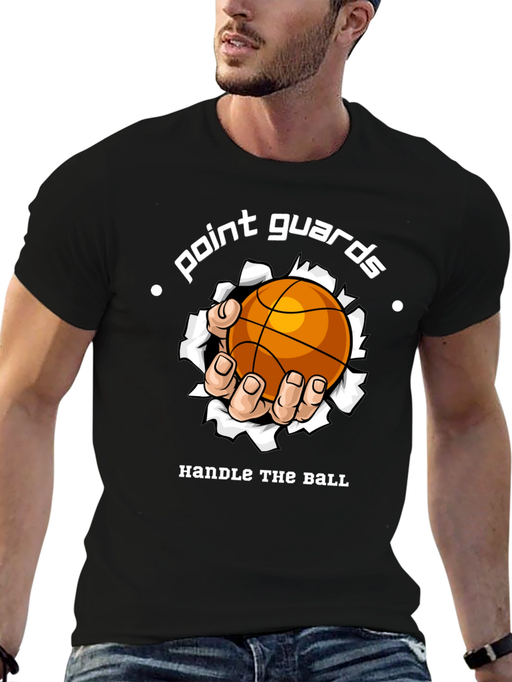 Point Guards Handle the Ball Graphic T-Shirt