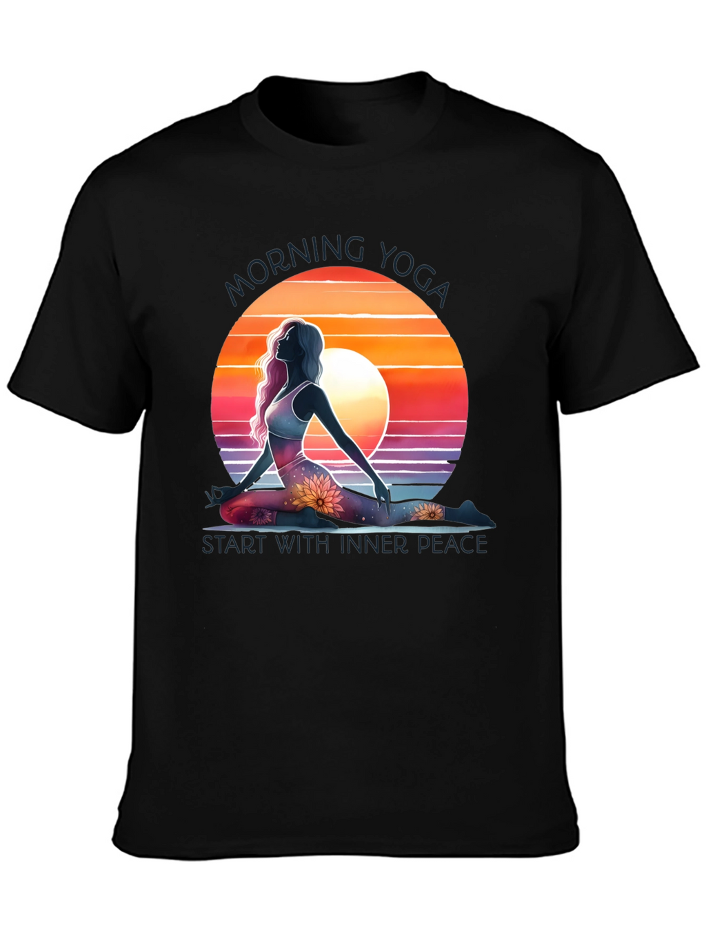 Morning Yoga Graphic Tee