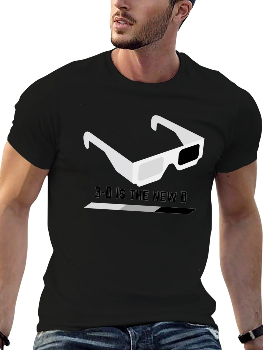 3-D Glasses Graphic Tee - The New D T-Shirt