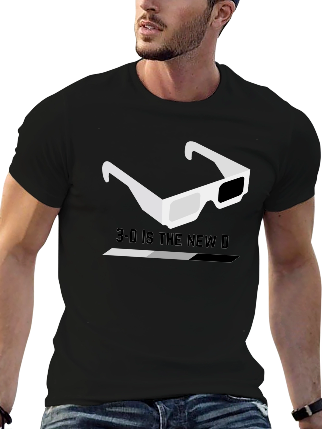 3-D Glasses Graphic Tee - The New D T-Shirt