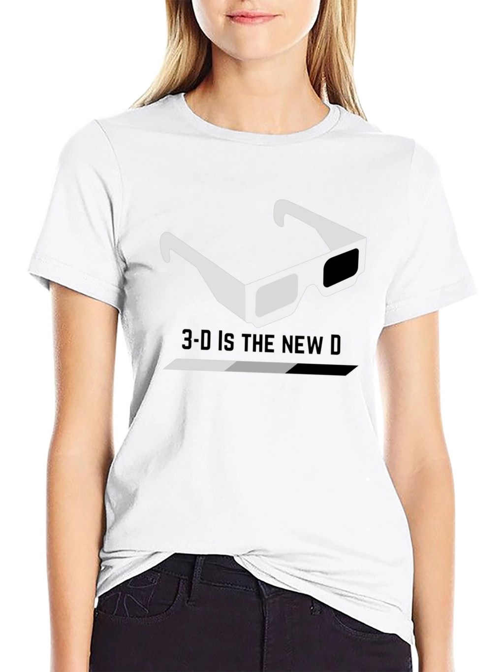 3-D Glasses Graphic Tee - The New D T-Shirt