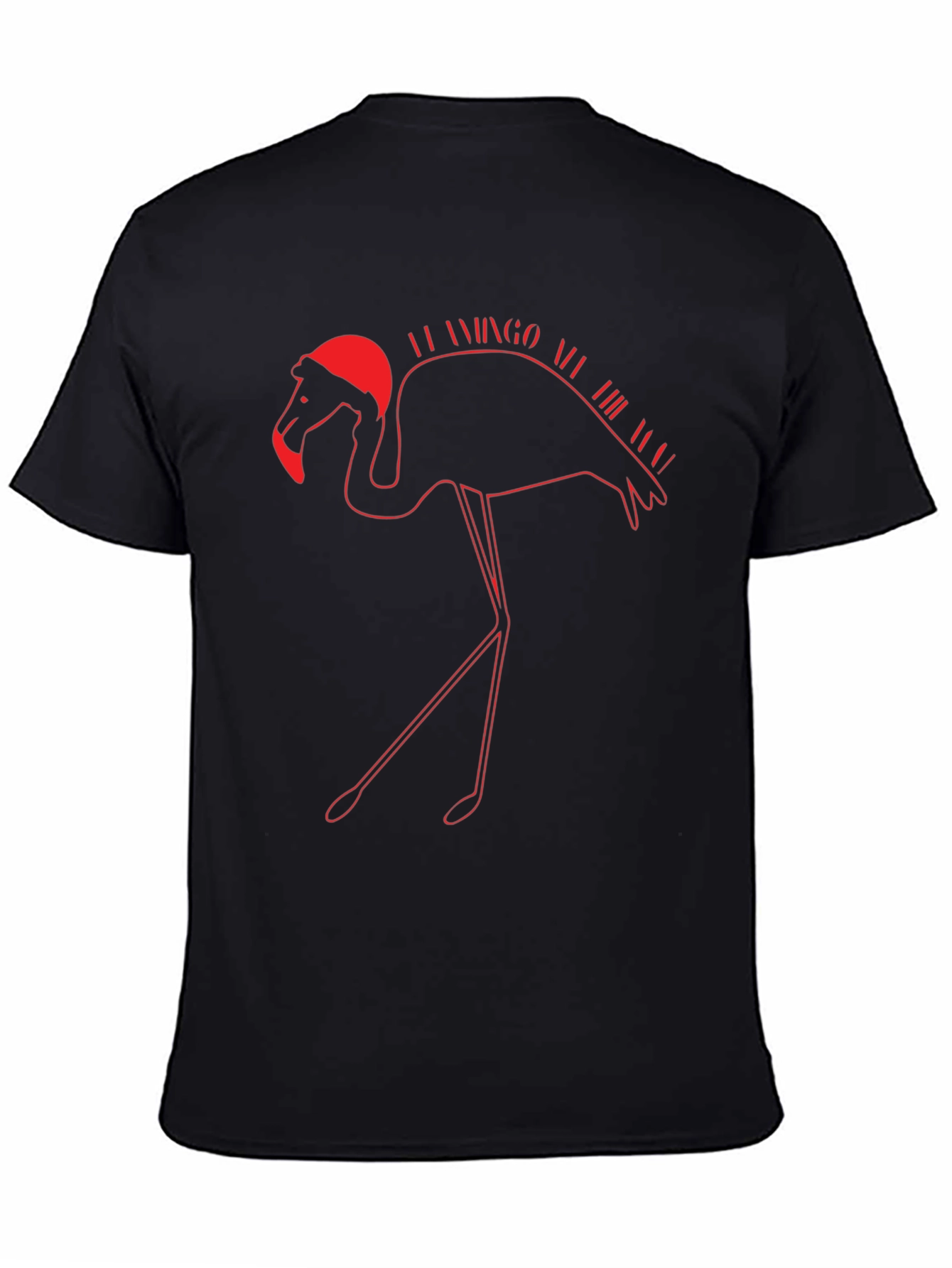 Flamingo All the Year Christmas T-Shirt