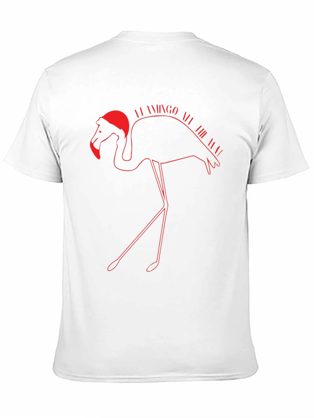 Flamingo All the Year Christmas T-Shirt