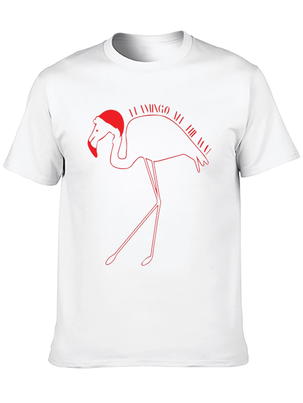 Flamingo All the Year Christmas T-Shirt