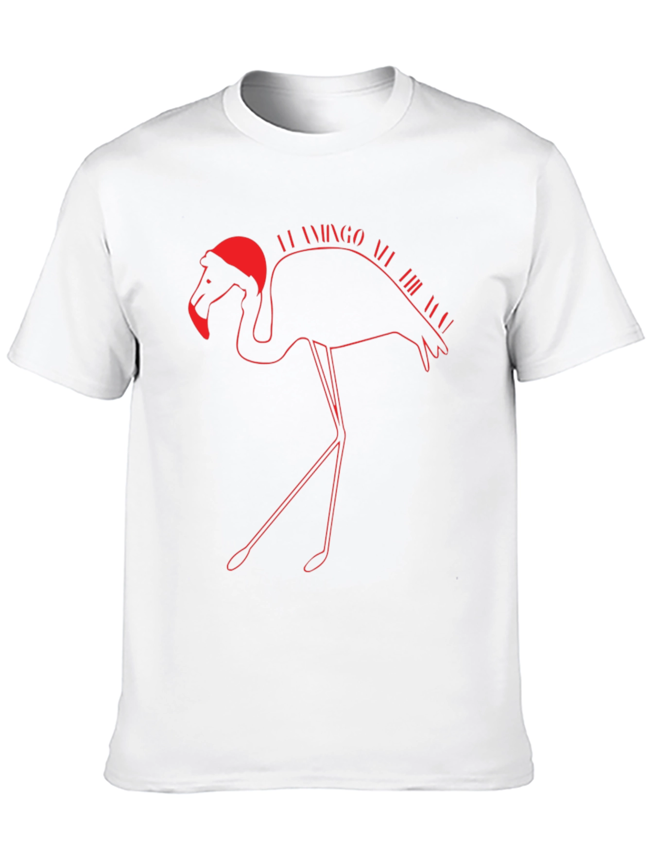 Flamingo All the Year Christmas T-Shirt