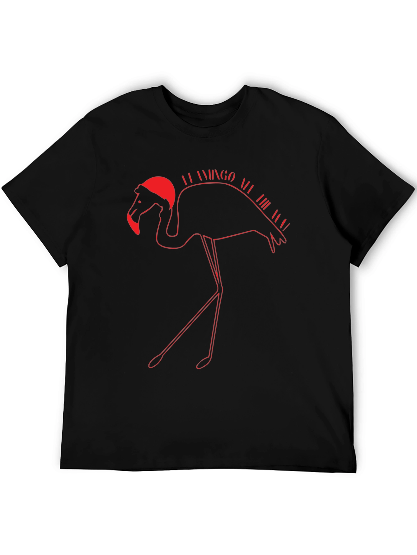 Flamingo All the Year Christmas T-Shirt