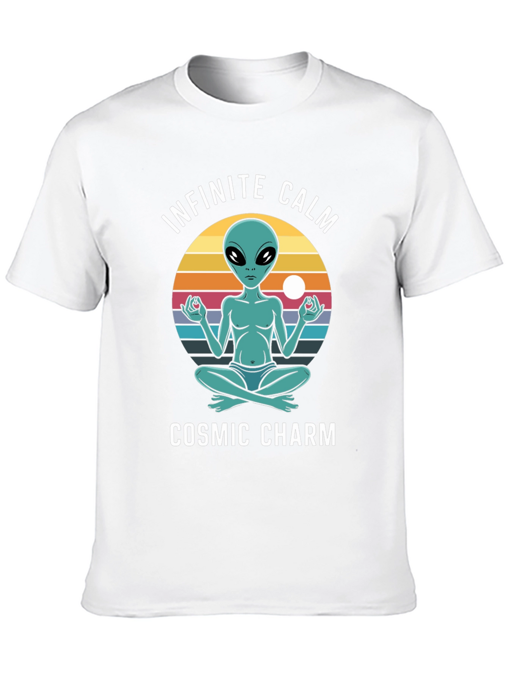 Infinite Calm Cosmic Charm Graphic T-Shirt