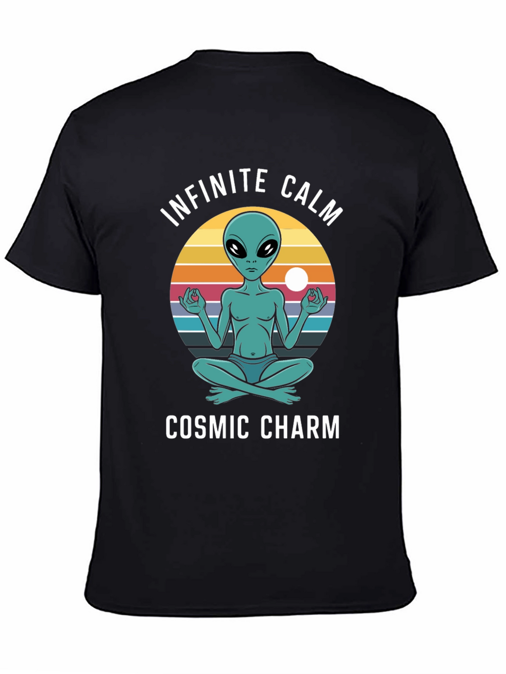 Infinite Calm Cosmic Charm Graphic T-Shirt