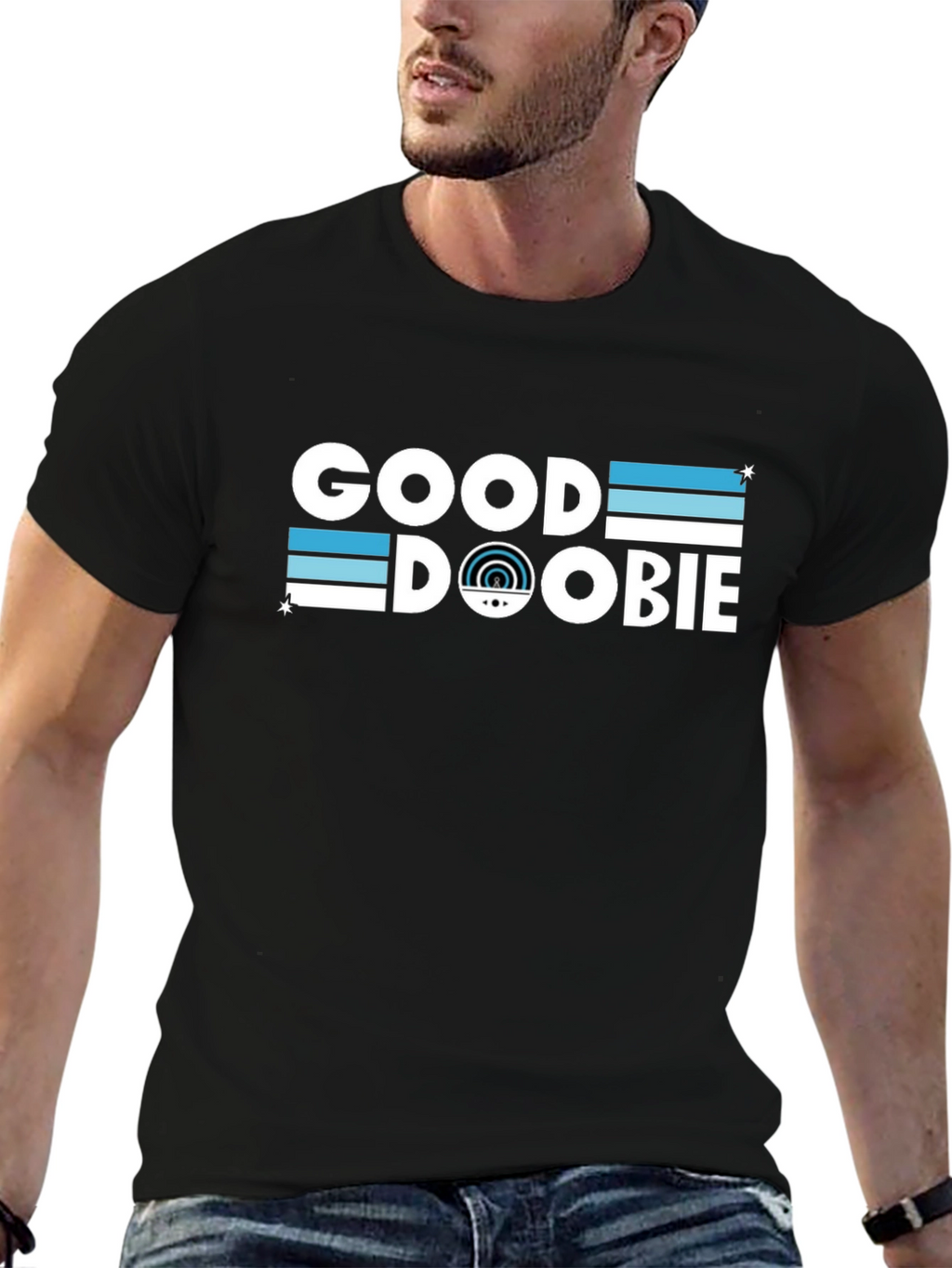 Good Doobie T-Shirt - Black Crew Neck Tee