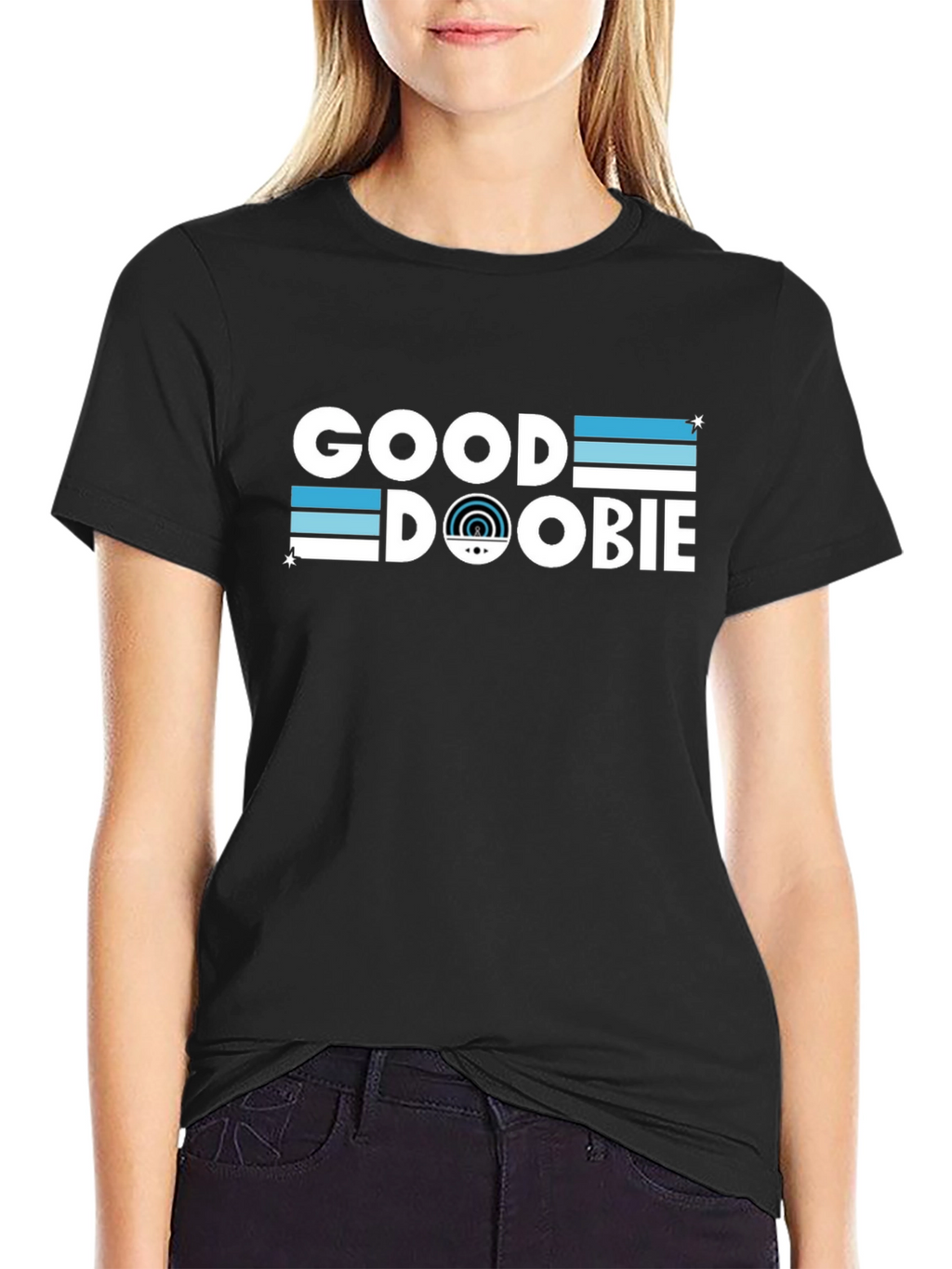 Good Doobie T-Shirt - Black Crew Neck Tee