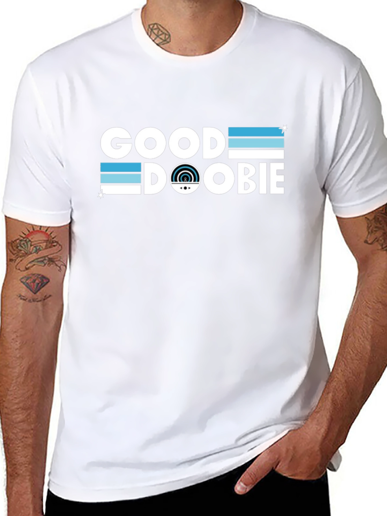 Good Doobie T-Shirt - Black Crew Neck Tee