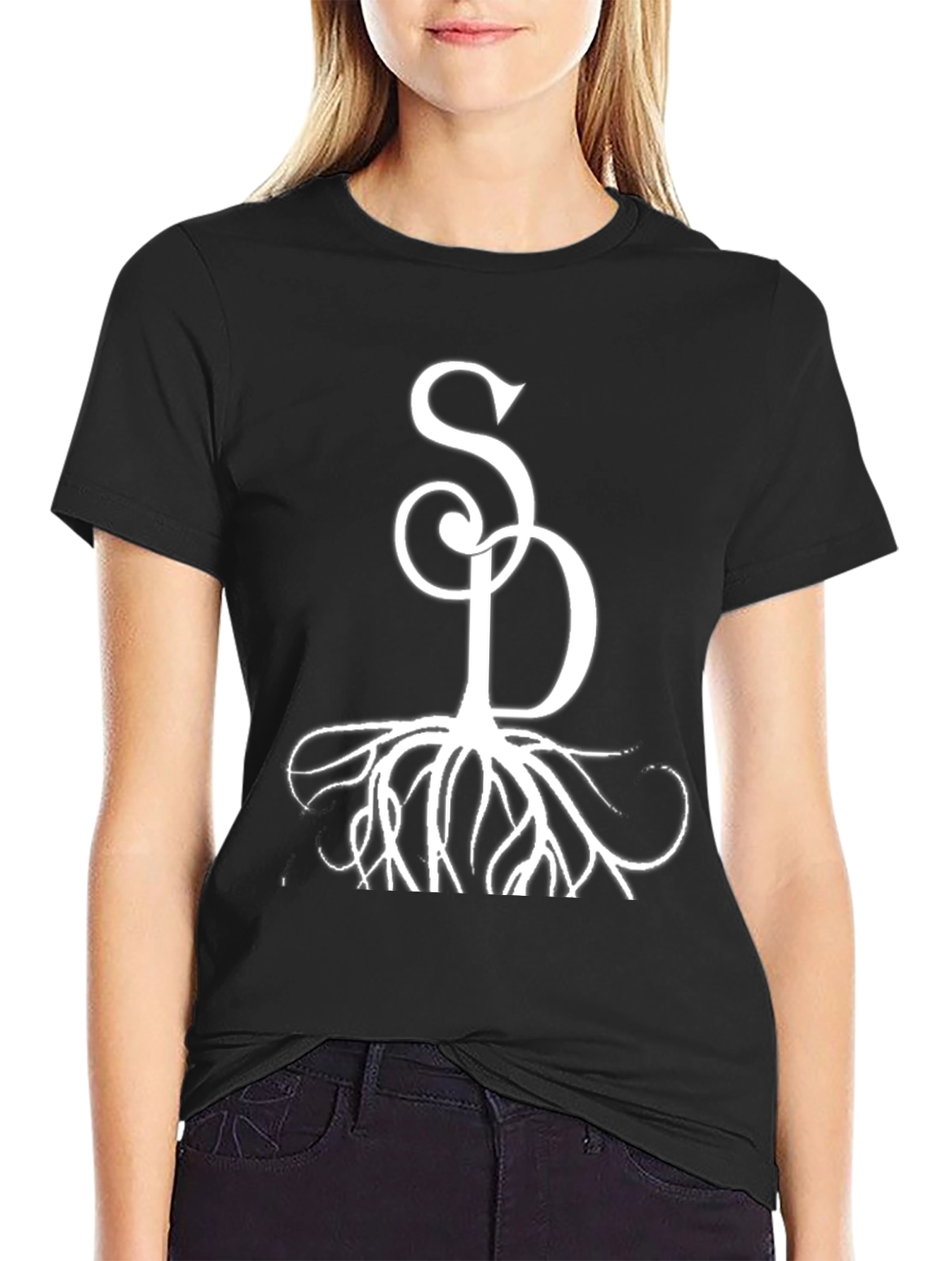 SD Roots Black T-Shirt