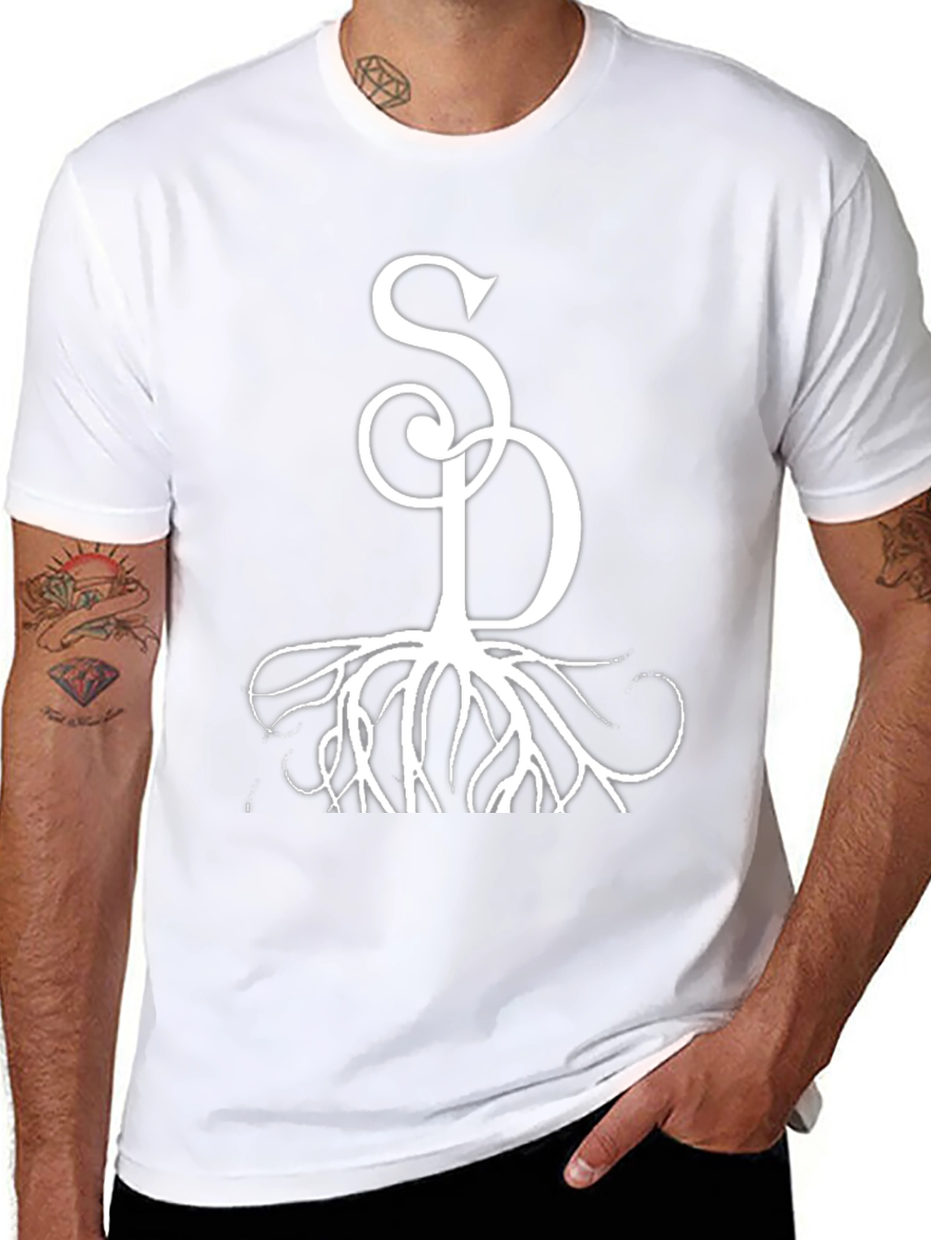 SD Roots Black T-Shirt