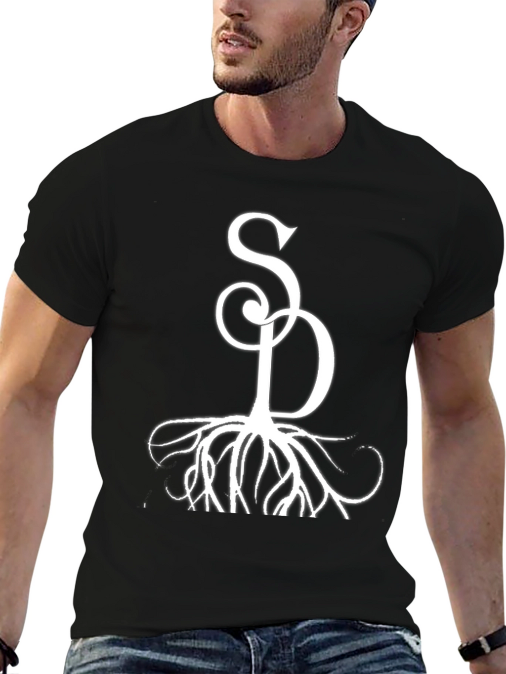 SD Roots Black T-Shirt