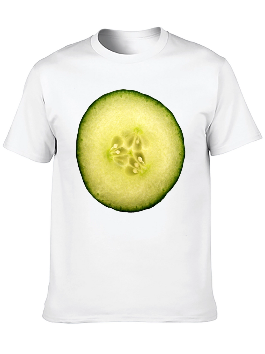 Cucumber Slice Graphic Tee - Fresh & Fun