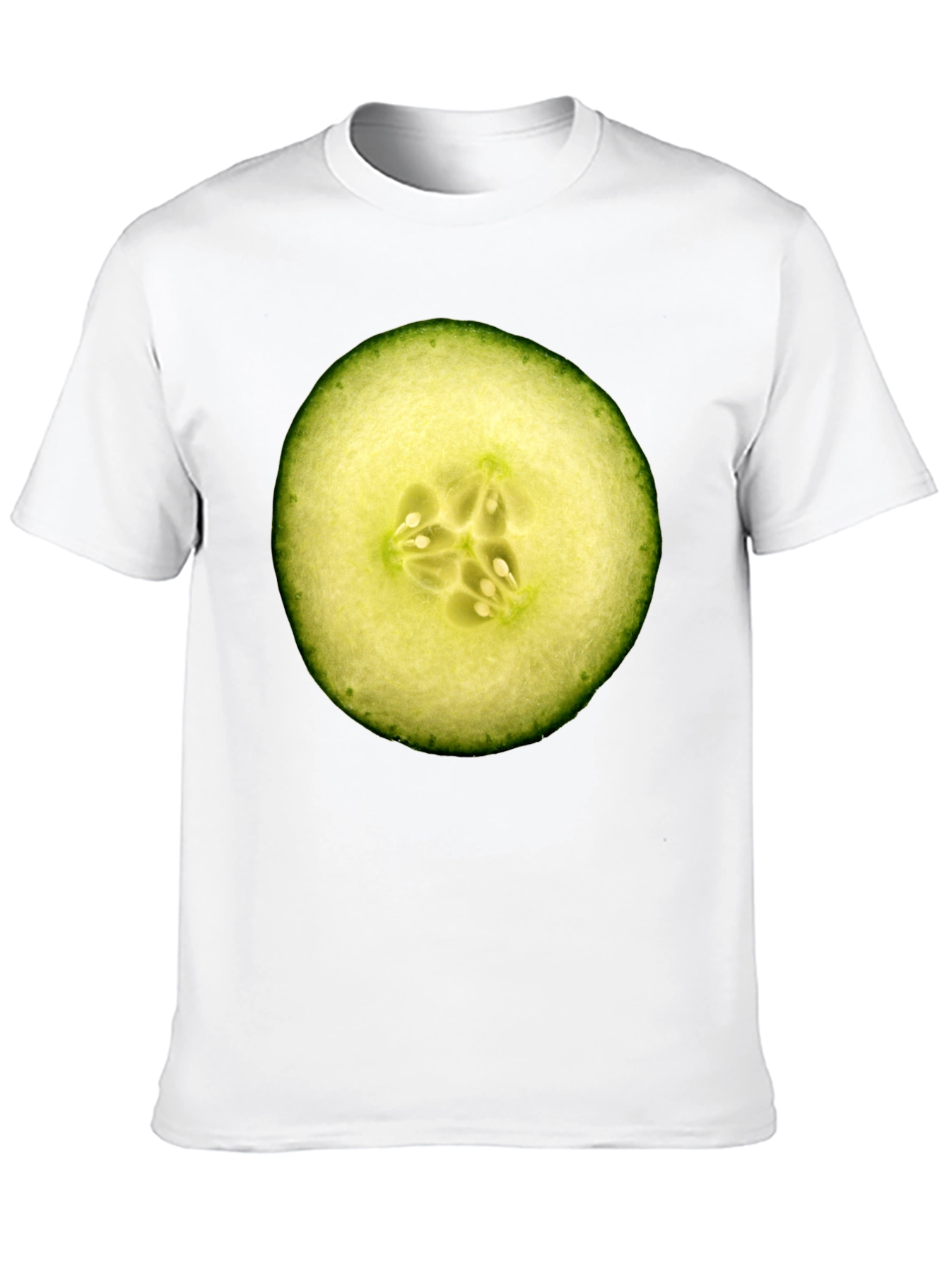 Cucumber Slice Graphic Tee - Fresh & Fun