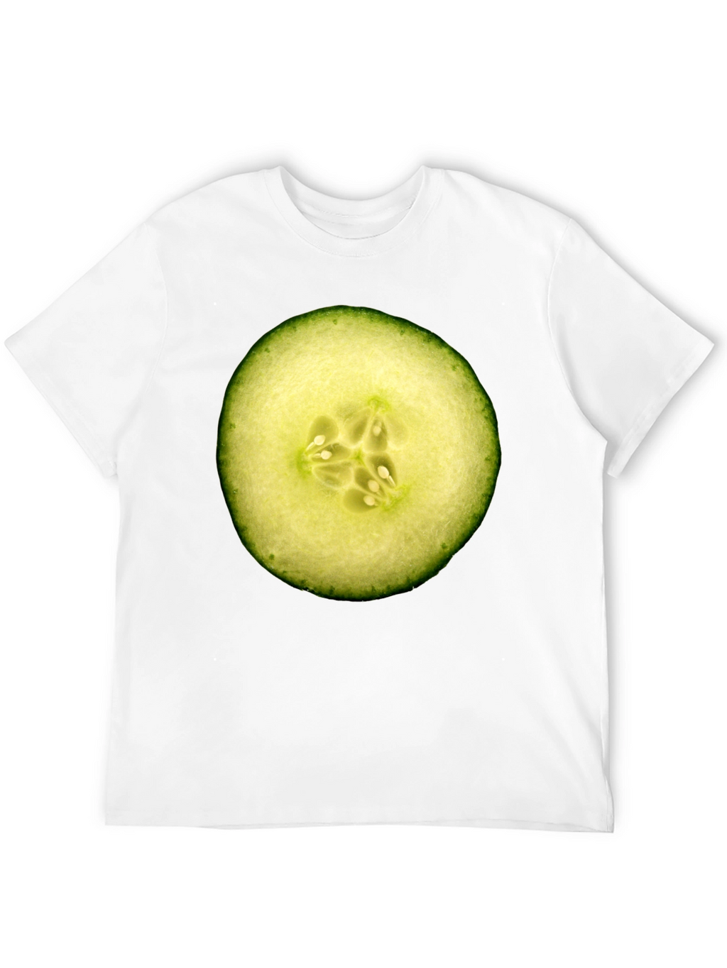 Cucumber Slice Graphic Tee - Fresh & Fun