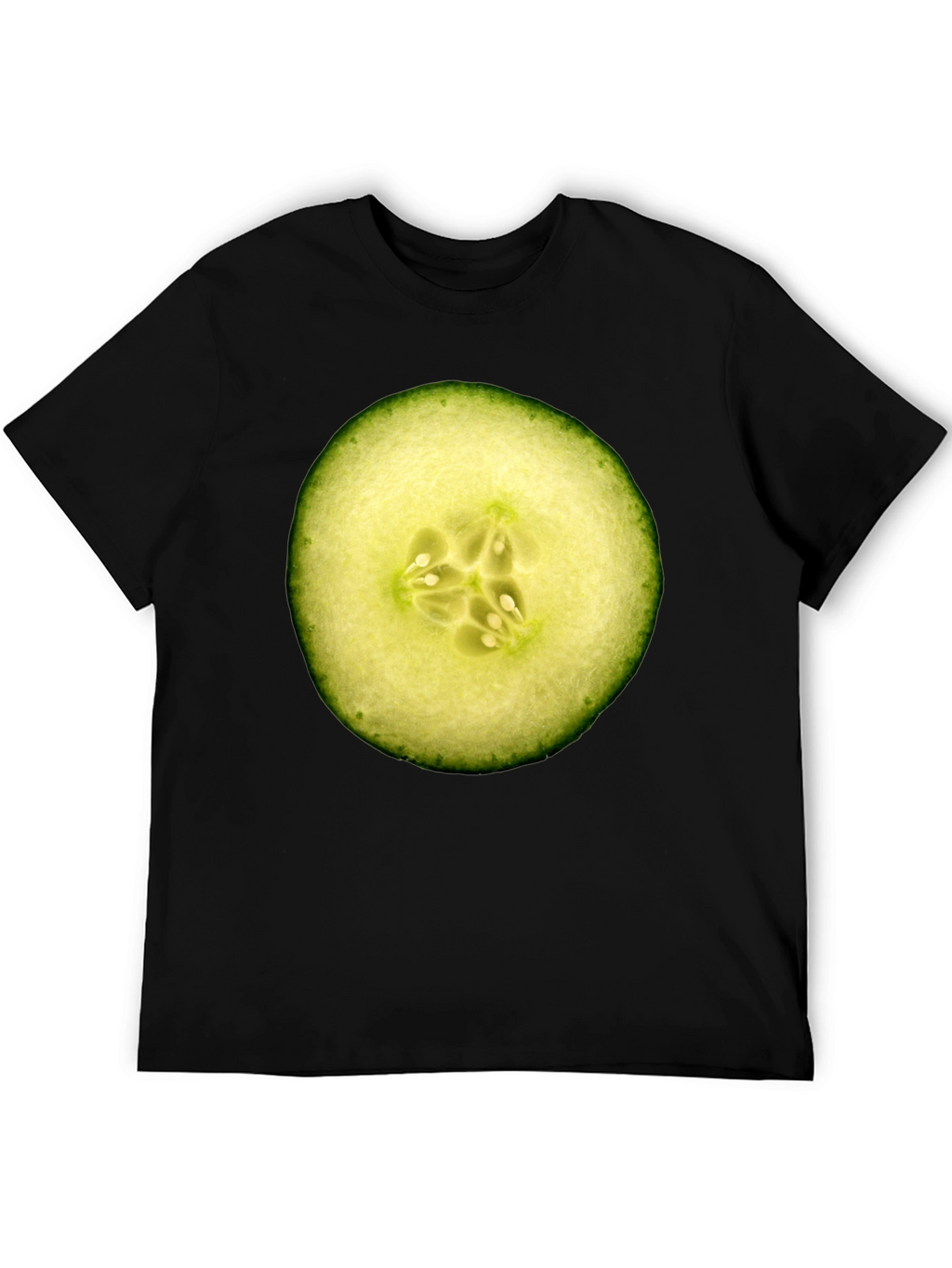 Cucumber Slice Graphic Tee - Fresh & Fun