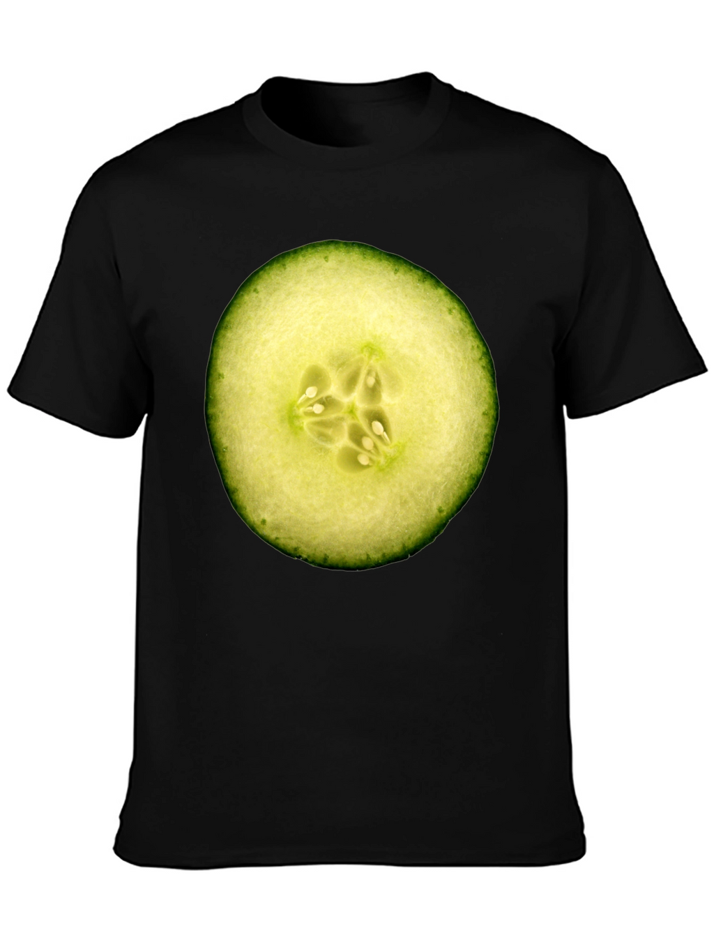 Cucumber Slice Graphic Tee - Fresh & Fun