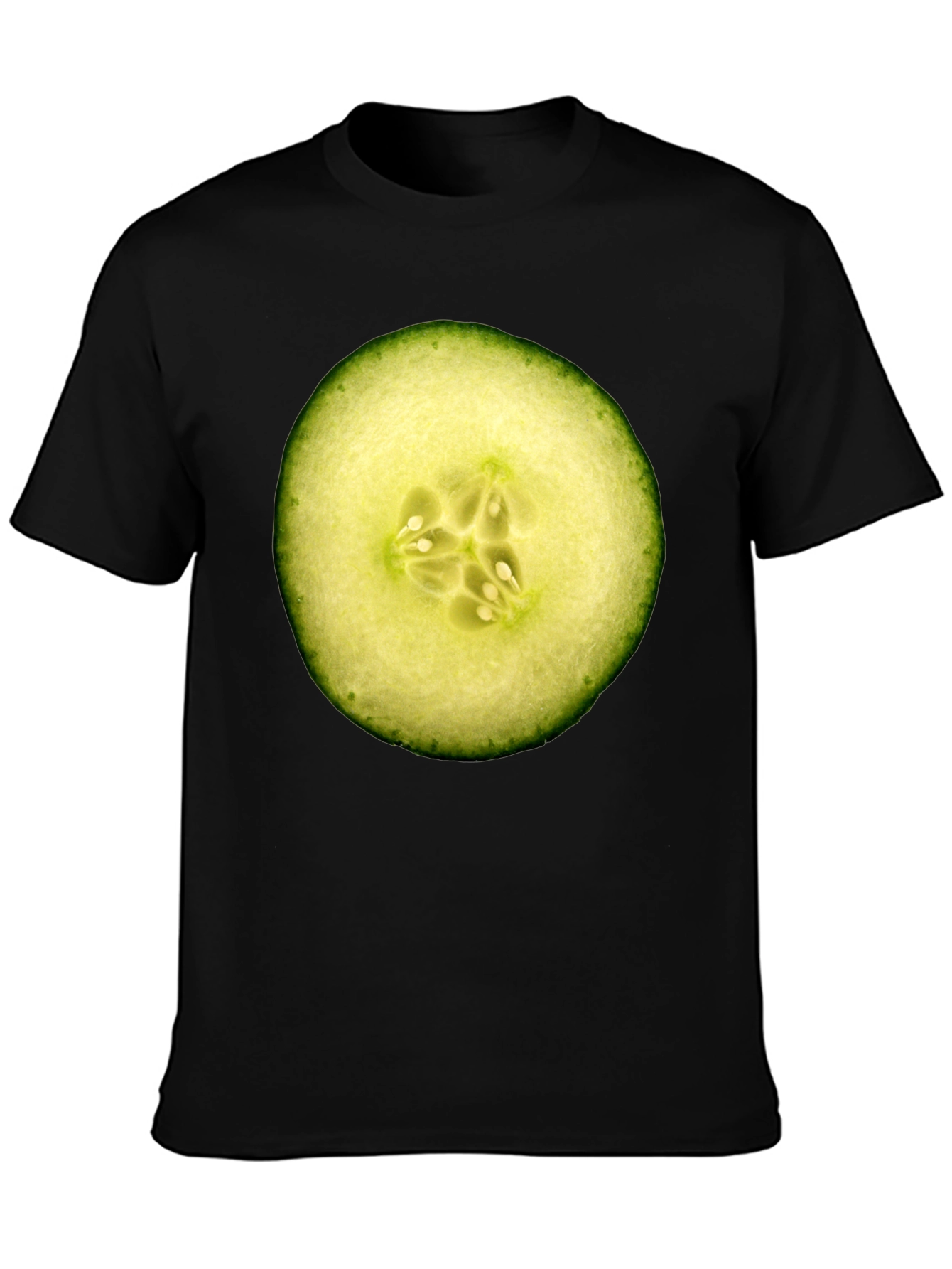 Cucumber Slice Graphic Tee - Fresh & Fun