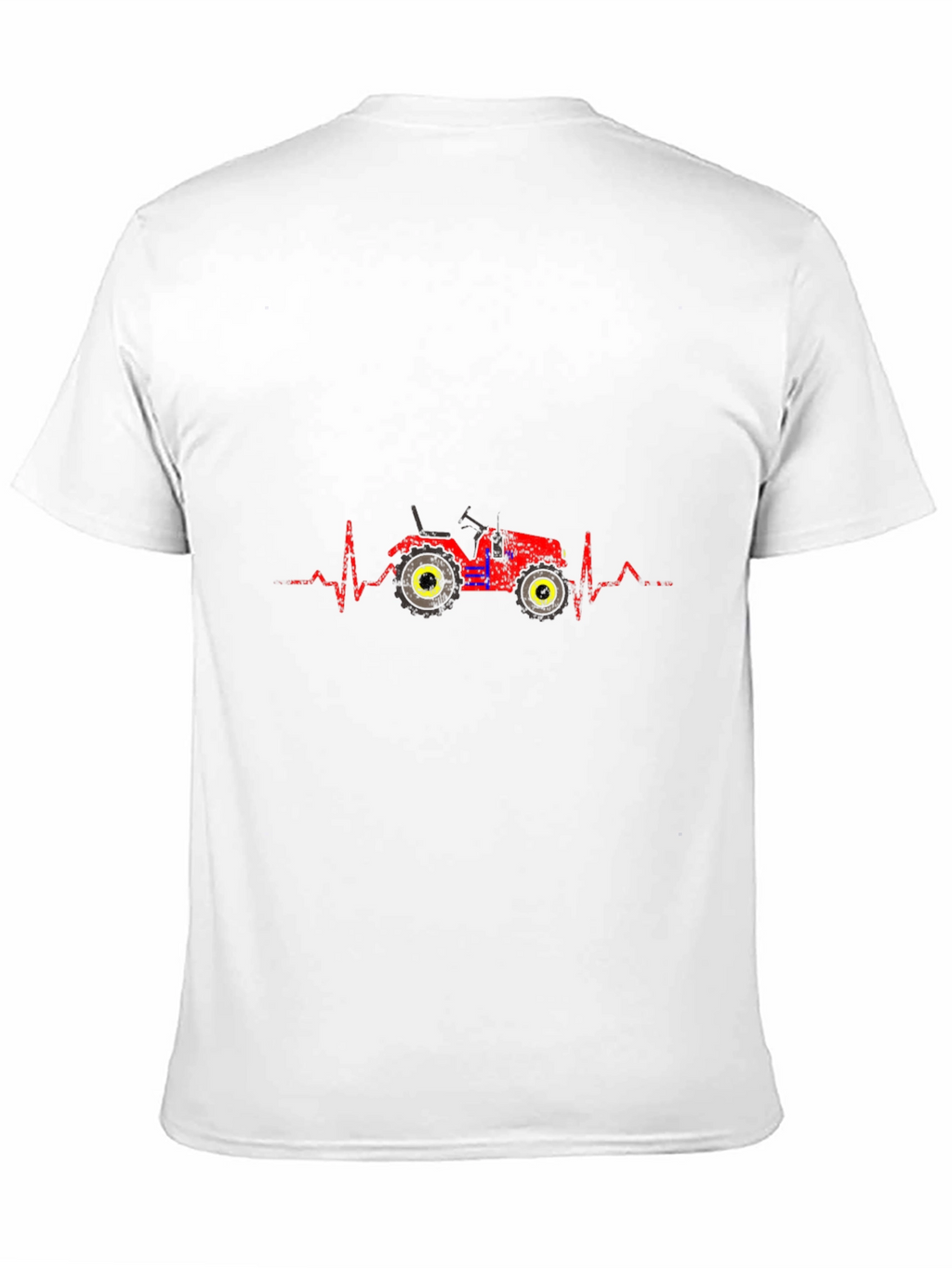 Tractor Heartbeat Graphic Tee - Black