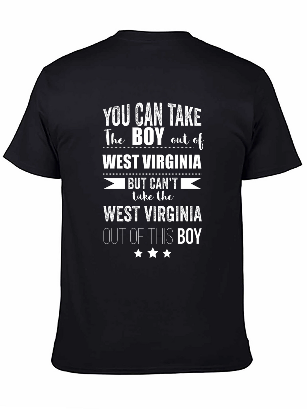 West Virginia Boy Novelty Graphic Tee