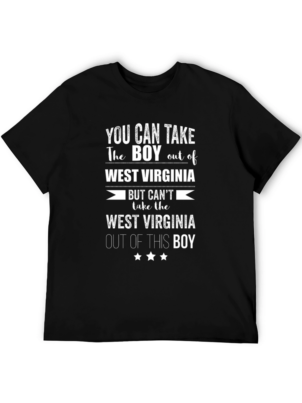 West Virginia Boy Novelty Graphic Tee