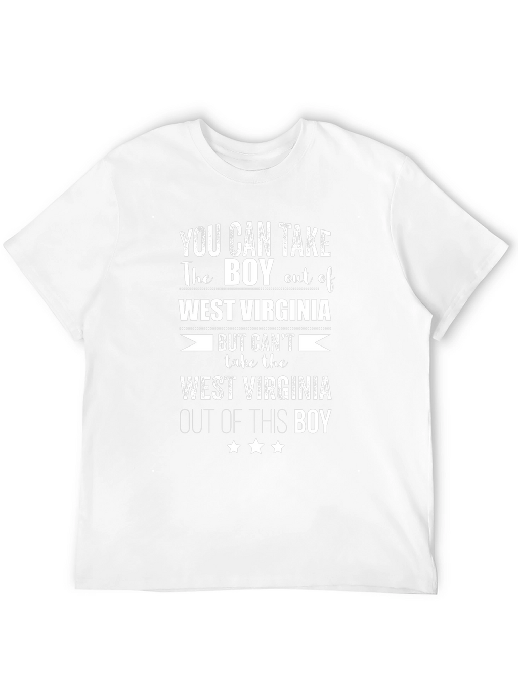 West Virginia Boy Novelty Graphic Tee