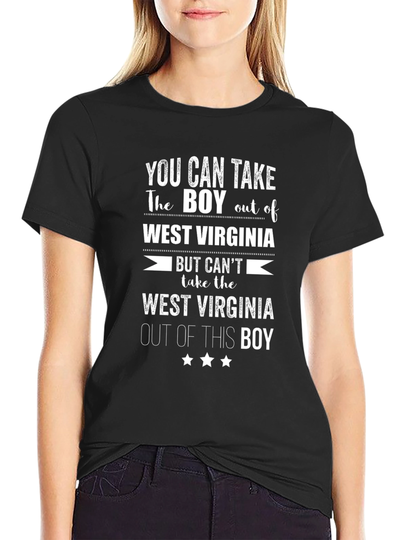 West Virginia Boy Novelty Graphic Tee
