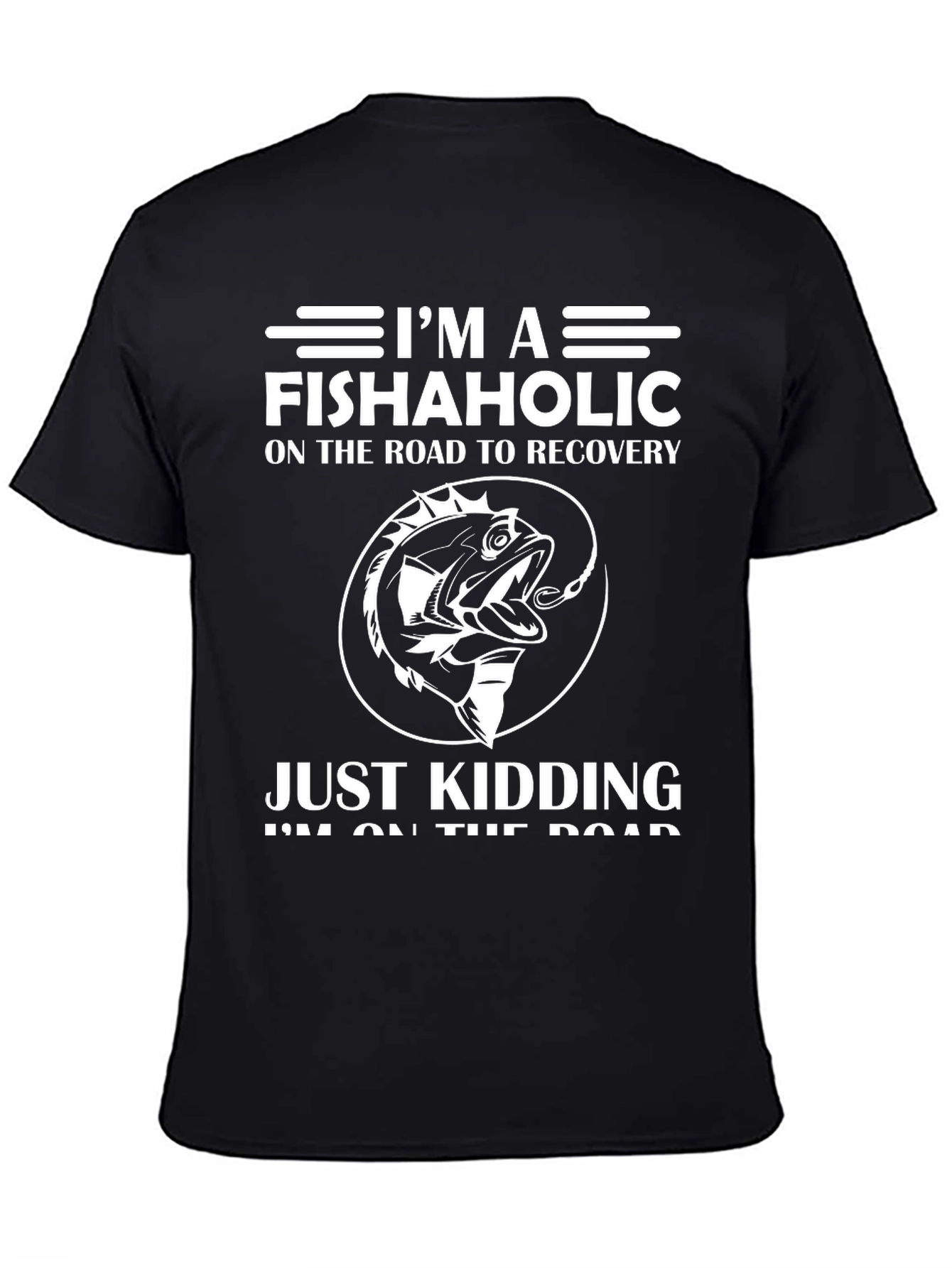 Fishaholic T-Shirt - Funny Fishing Lover Tee