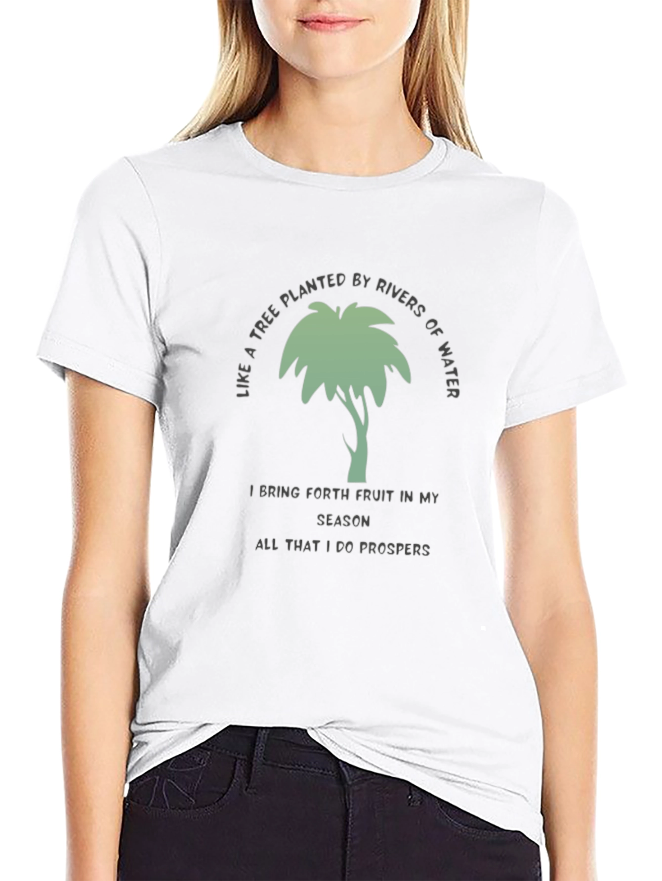 Tree Planted By Rivers T-Shirt - Inspirational Tee