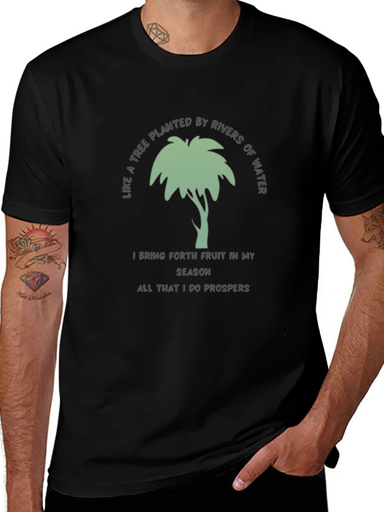 Tree Planted By Rivers T-Shirt - Inspirational Tee