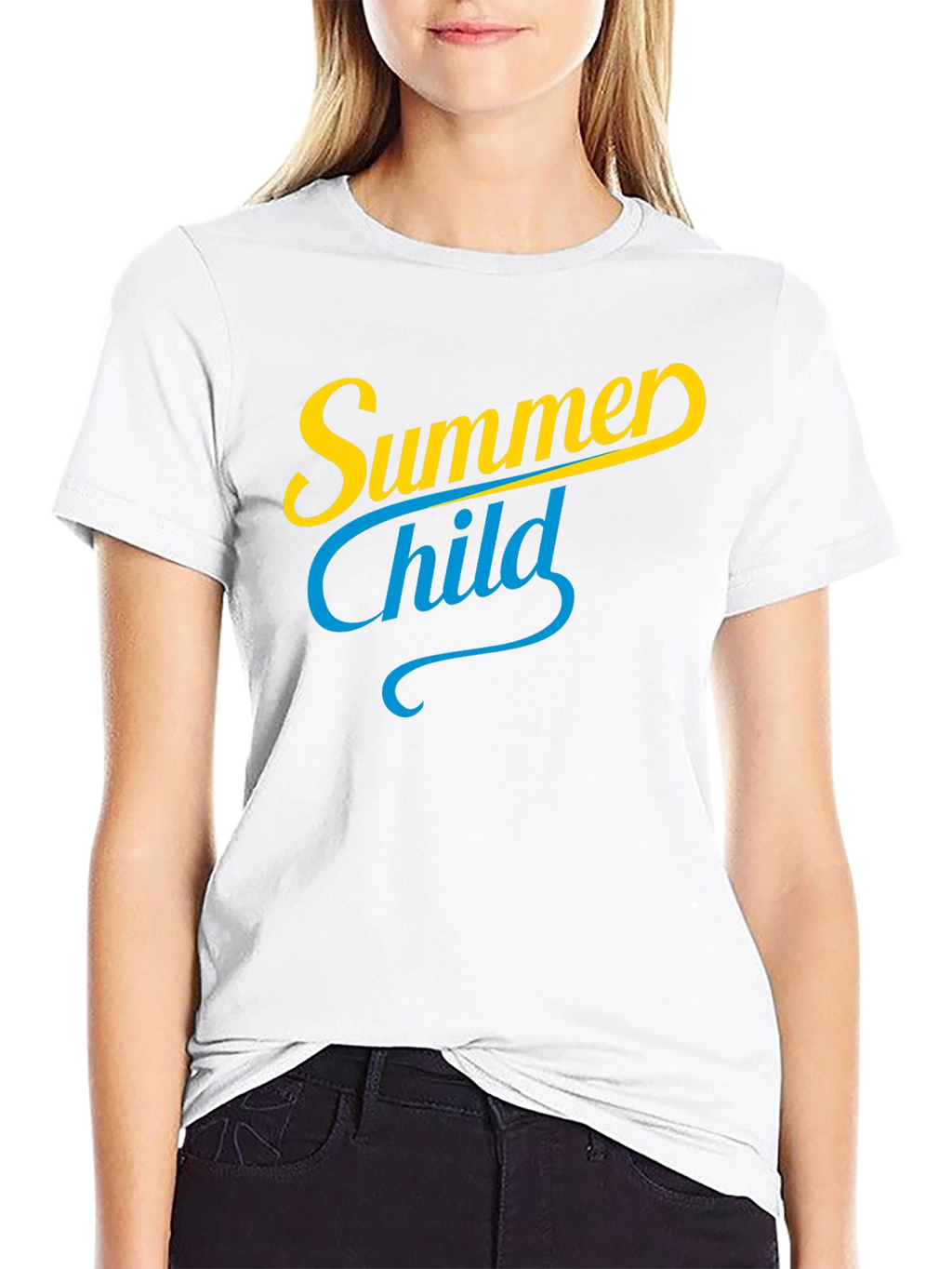 Summer Child Black T-Shirt