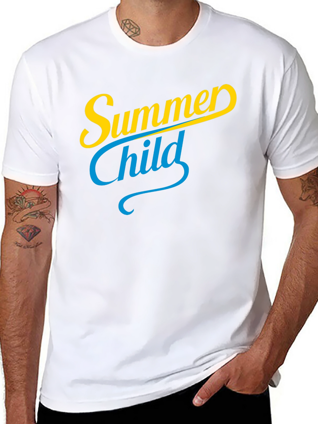 Summer Child Black T-Shirt