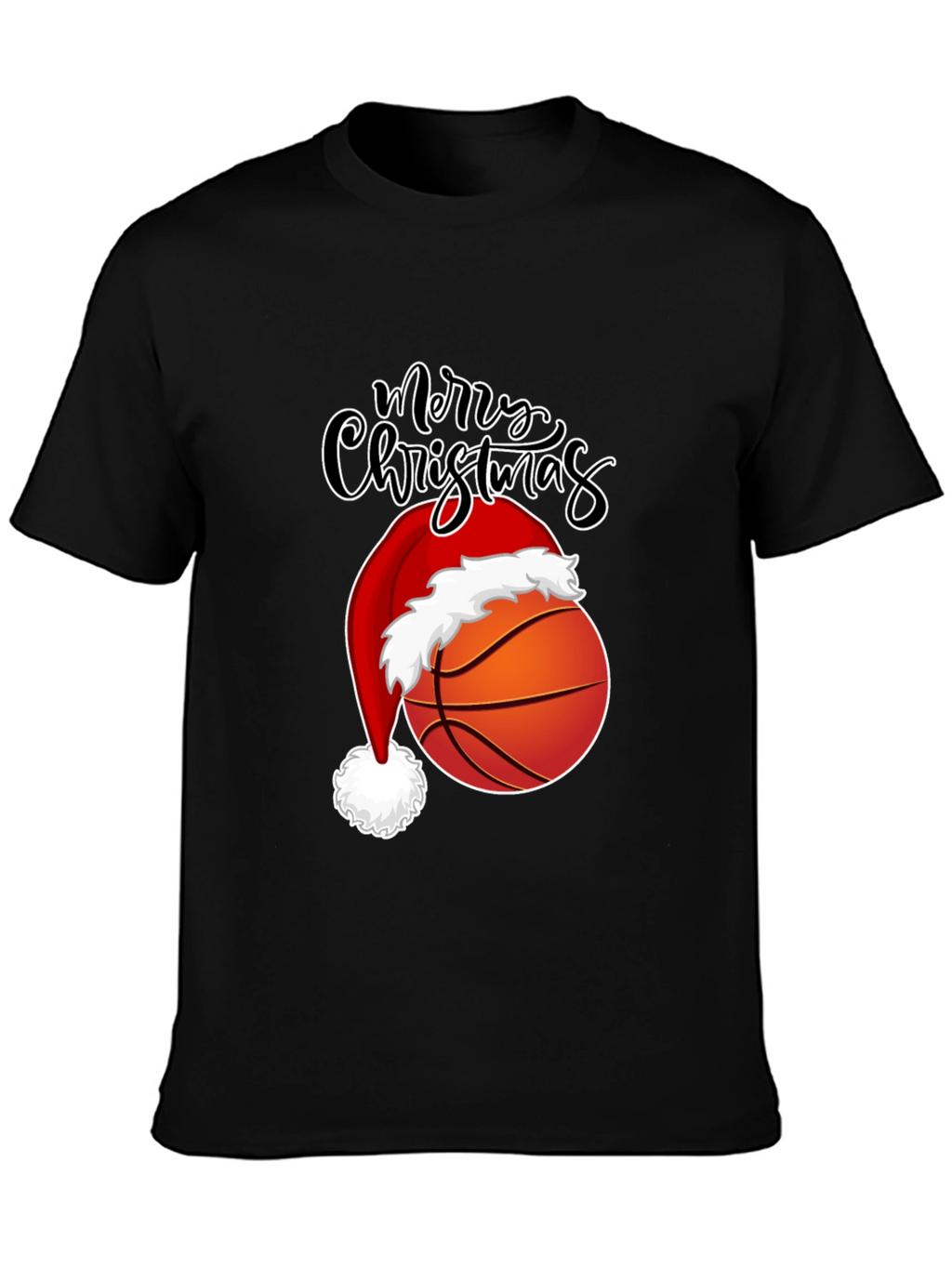 Basketball Merry Christmas T-Shirt