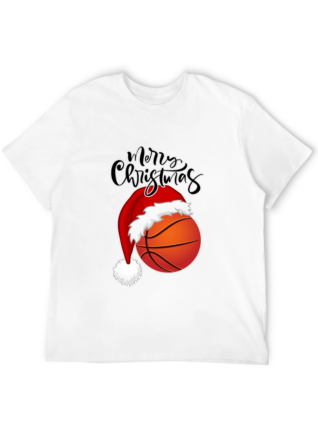 Basketball Merry Christmas T-Shirt